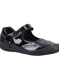 HUSH PUPPIES Rina Shoe Patent Junior School Shoe 2