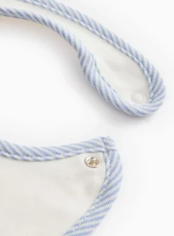 I Love My Daddy Slogan Cotton Bib One Size