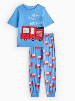 Interactive Fire Engine Pyjama Set 1-2 years