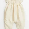 Ivory Christening Romper Up to 1 mth