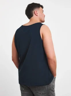JACAMO 5 Pack Multi Vests Long Black 4XL