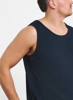 JACAMO 5 Pack Multi Vests Long Black 4XL