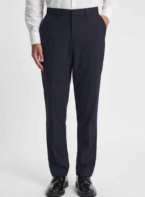 JACAMO Regular Fit Stretch Formal Trouser Navy 38R