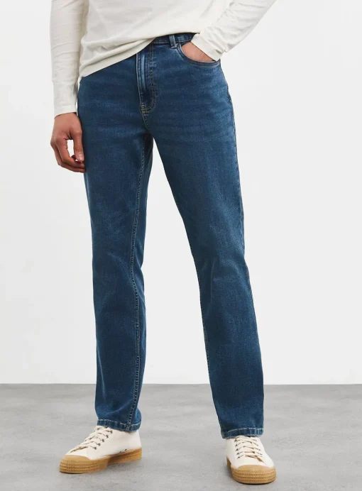 JACAMO Slim Fit Stretch Jean Mid Wash 50R