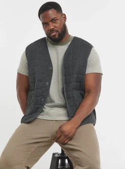 JACAMO Square Quilt Cotton Gilet 3XL