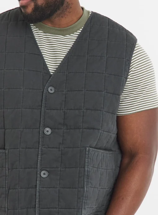 JACAMO Square Quilt Cotton Gilet 3XL