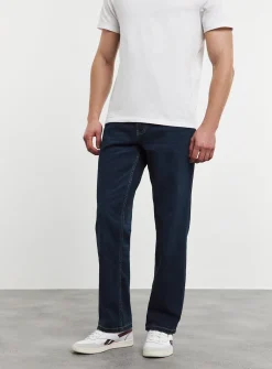 JACAMO Straight Fit Stretch Jean Dark Denim 52R