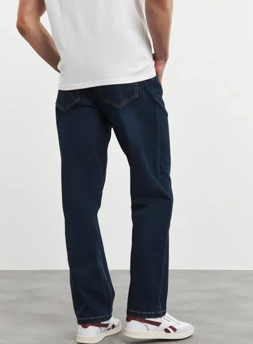 JACAMO Straight Fit Stretch Jean Dark Denim 52R