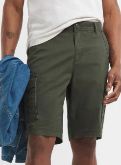 JACAMO Twill Cargo Short Khaki 48R