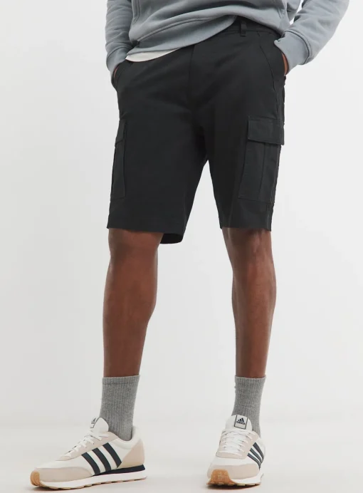 JACAMO Twill Cargo Short Black 42R