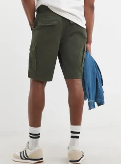 JACAMO Twill Cargo Short Khaki 48R