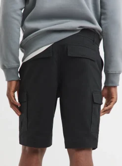 JACAMO Twill Cargo Short Black 42R