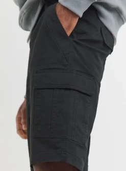 JACAMO Twill Cargo Short Black 42R