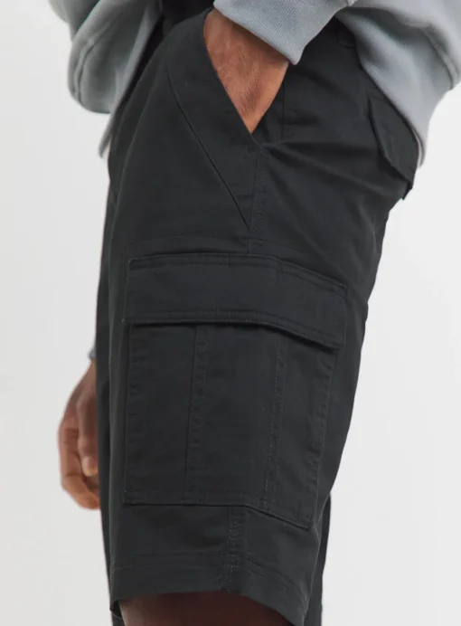 JACAMO Twill Cargo Short Black 42R