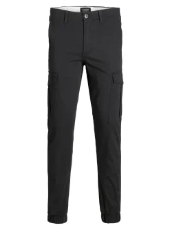 JACK & JONES JUNIOR Black Marco Cuffed Trousers Junior 8 years