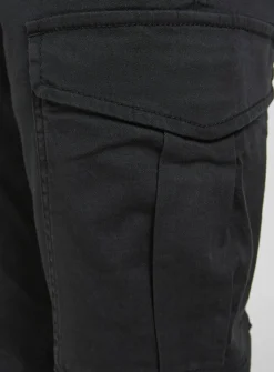 JACK & JONES JUNIOR Black Marco Cuffed Trousers Junior 8 years