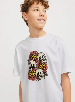 JACK & JONES JUNIOR Skull T-Shirt Junior 10 years