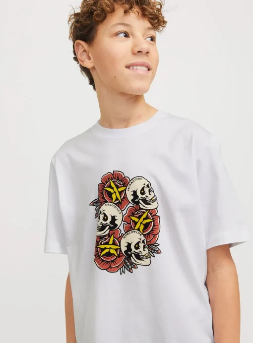 JACK & JONES JUNIOR Skull T-Shirt Junior 10 years