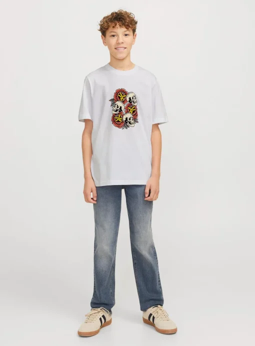 JACK & JONES JUNIOR Skull T-Shirt Junior 10 years