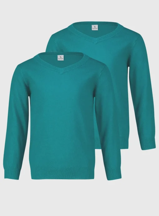 Jade V-Neck Jumper 2 Pack 4 years