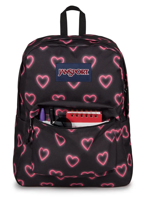 JANSPORT Superbreak One Backpack Happy Hearts Black One Size