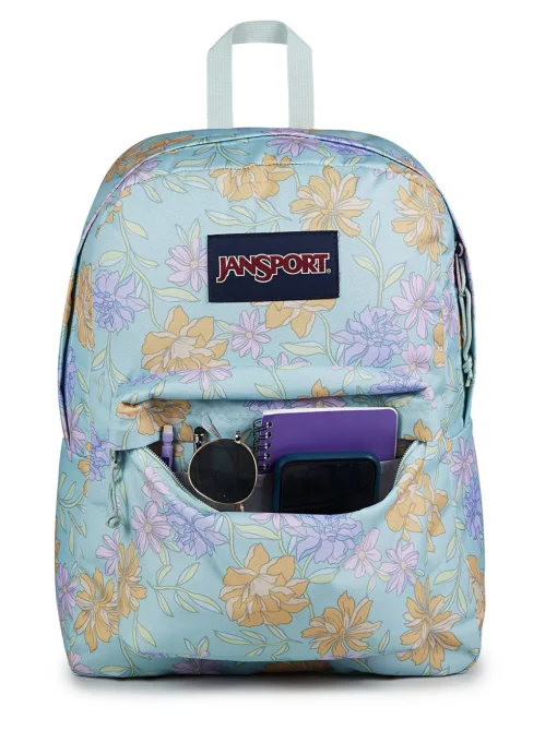 JANSPORT Superbreak One Backpack Faded Floral Fresh Mint One Size