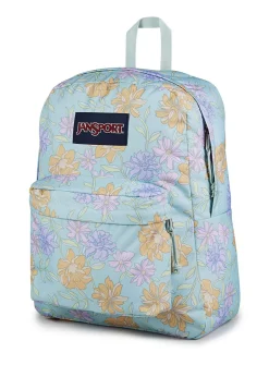 JANSPORT Superbreak One Backpack Faded Floral Fresh Mint One Size