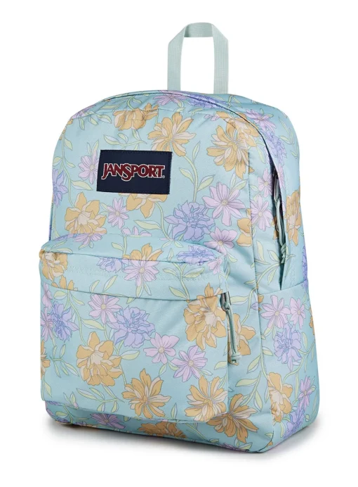 JANSPORT Superbreak One Backpack Faded Floral Fresh Mint One Size