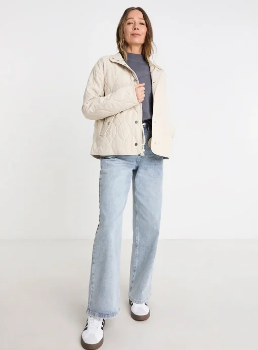 JD WILLIAMS Washed Quilted Short Jacket 12
