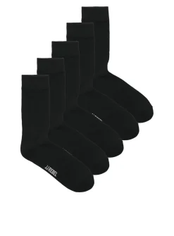JJ REBEL Logo Socks 5 pack One Size