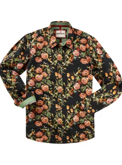 JOE BROWNS Autumnal Tapestry Print Long Sleeve Shirt S