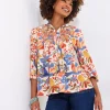JOE BROWNS Bird Print Embroidered Top 12