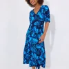 JOE BROWNS Butterfly Floral Knee Jersey Dress 16
