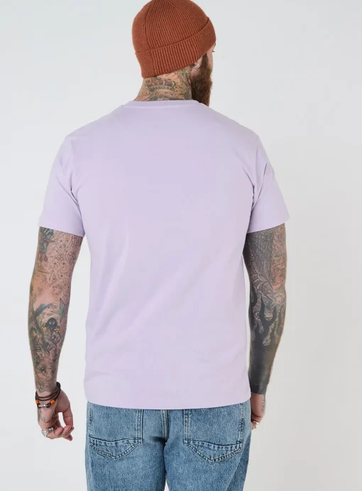 JOE BROWNS Chest Pocket Crew Neck T Shirt Lilac XXL