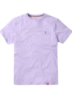 JOE BROWNS Chest Pocket Crew Neck T Shirt Lilac XXL