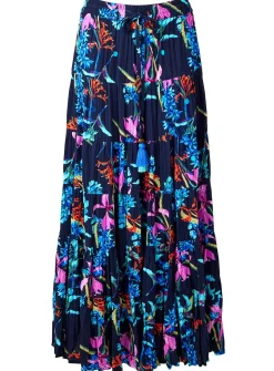 JOE BROWNS Dark Floral Sequin Embellished Skirt 14