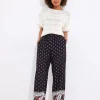 JOE BROWNS Elephant Print Wide-Leg Trousers 8
