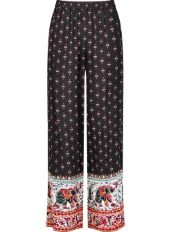 JOE BROWNS Elephant Print Wide-Leg Trousers 8