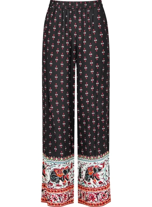 JOE BROWNS Elephant Print Wide-Leg Trousers 8