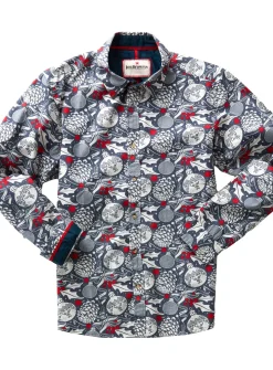 JOE BROWNS Festive Bauble Print Shirt S