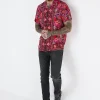JOE BROWNS Floral Print Short Sleeve Shirt S