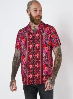 JOE BROWNS Floral Print Short Sleeve Shirt S