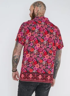 JOE BROWNS Floral Print Short Sleeve Shirt S