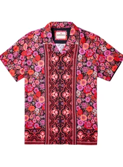 JOE BROWNS Floral Print Short Sleeve Shirt S