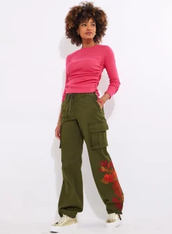 JOE BROWNS Floral Straight Leg Cargo Pants 14
