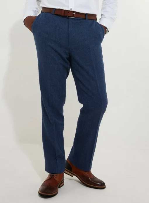 JOE BROWNS Herringbone Straight Leg Tailored Suit Trousers W30 L32