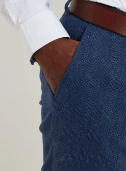 JOE BROWNS Herringbone Straight Leg Tailored Suit Trousers W30 L32