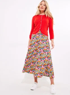 JOE BROWNS Lightweight Spring Floral Maxi Skirt 12