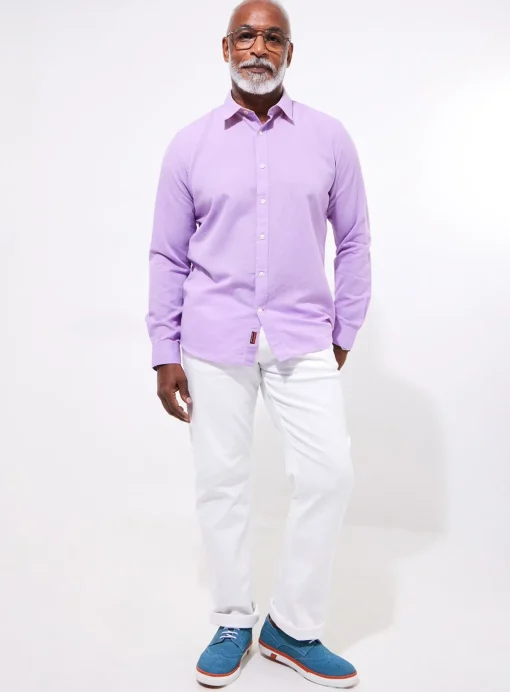 JOE BROWNS Linen Blend Long Sleeve Shirt L
