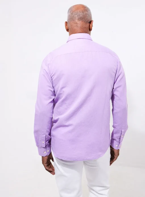 JOE BROWNS Linen Blend Long Sleeve Shirt L